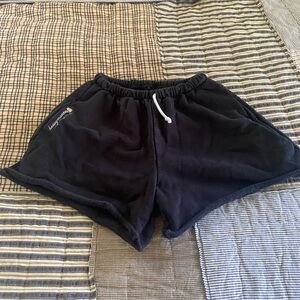 Heavy Manners Black Sweat shorts